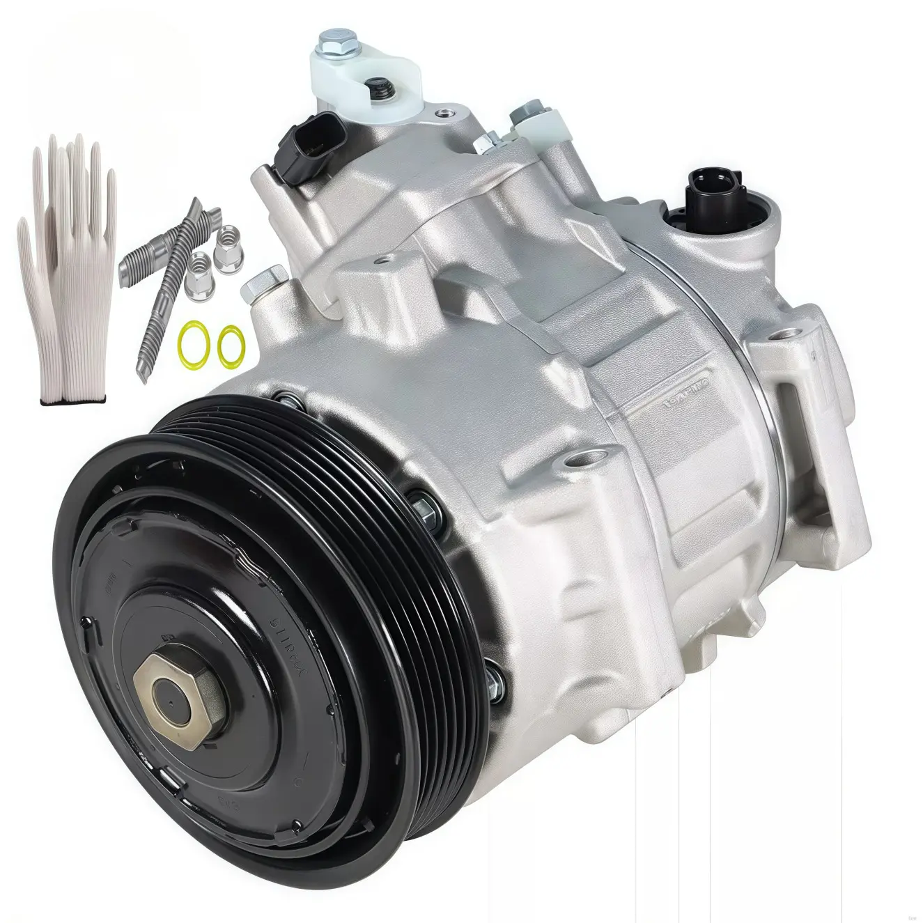 Automotive A/C Compressor Unit with Clutch - Aluminum Body, CO 11303C Spare Part for Toyota RAV4 Models 2009-2012 2.5L Auto Cooling System Replacement