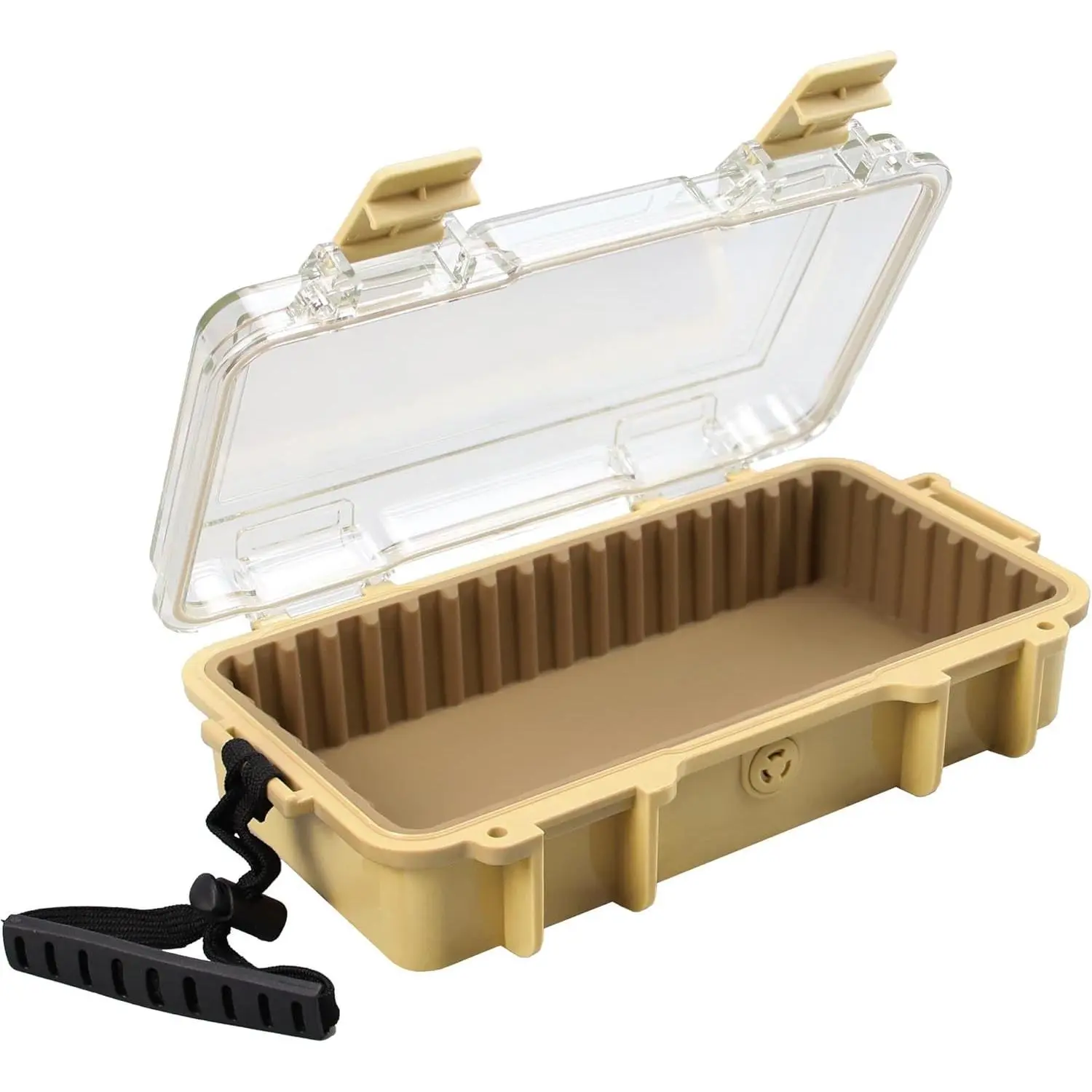 Waterproof Box Dry Box Watertight Storage Box for Boat Waterproof Containers Hard Protective Case Phone Case for Kayaking, Boating & Fishing Floating Kayak Tackle Boxes 10" L x 5" W x 2.5" H
