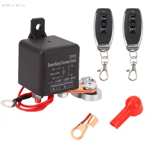 200A 12V DC Car Battery Disconnect Switch Set, Remote Battery Switch Isolator, Car Battery Switch Isolator, Car Electrical Appliances for Cars Trucks, Auto Accessories, VehicleEverlanelnspired17AB19Wild Motion