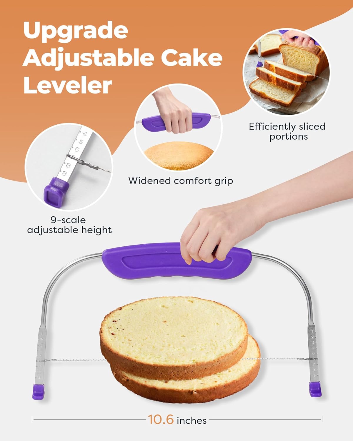 253 count Cake Decorating Kit, 12"  Alloy Cake Turntable, 48 Numbered Icing Tips, 3 Russian Piping Nozzles, Offset and Straight Spatulas, Cake Leveler, Pastry Bags Baking Supplies