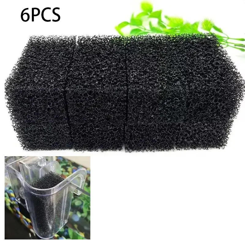 Foam Aquarium Filter Sponge,Aquarium Sponge Filter Pad, Filter Media, Durable Non-Electric Rectangular, Suitable for Fish Tank, Clear Water, Home Use, Aquarium Accessories