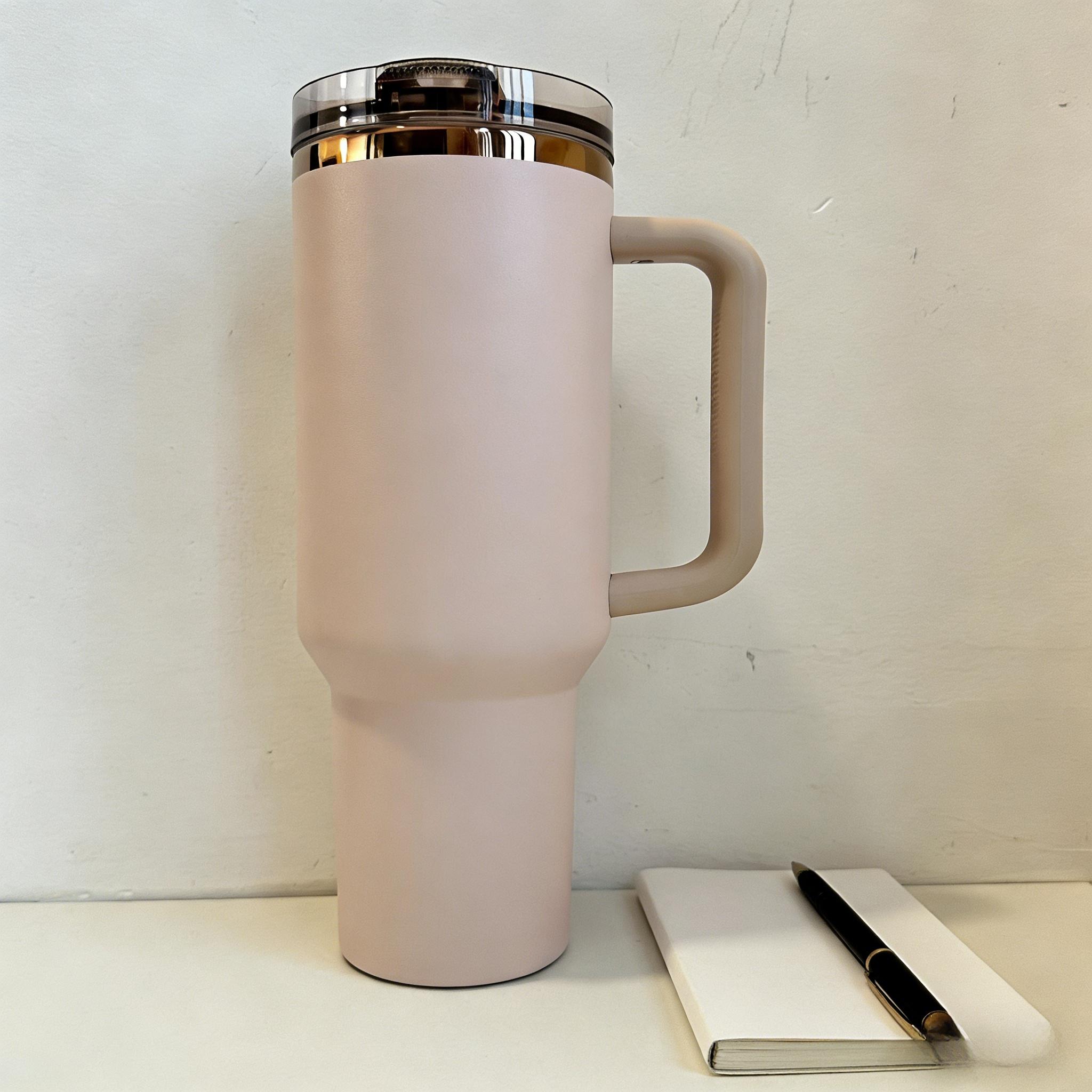 Giant Straw Cup Pro for Office, Home, and Car Use, Stylish Stainless Steel, Large Capacity,40oz Stainless steel