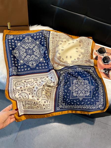 Women's Fashion Floral Scarf for Bohemian Style, Elegant Headscarf and Hairband for All Seasons, Perfect Accessory to Enhance Your Look