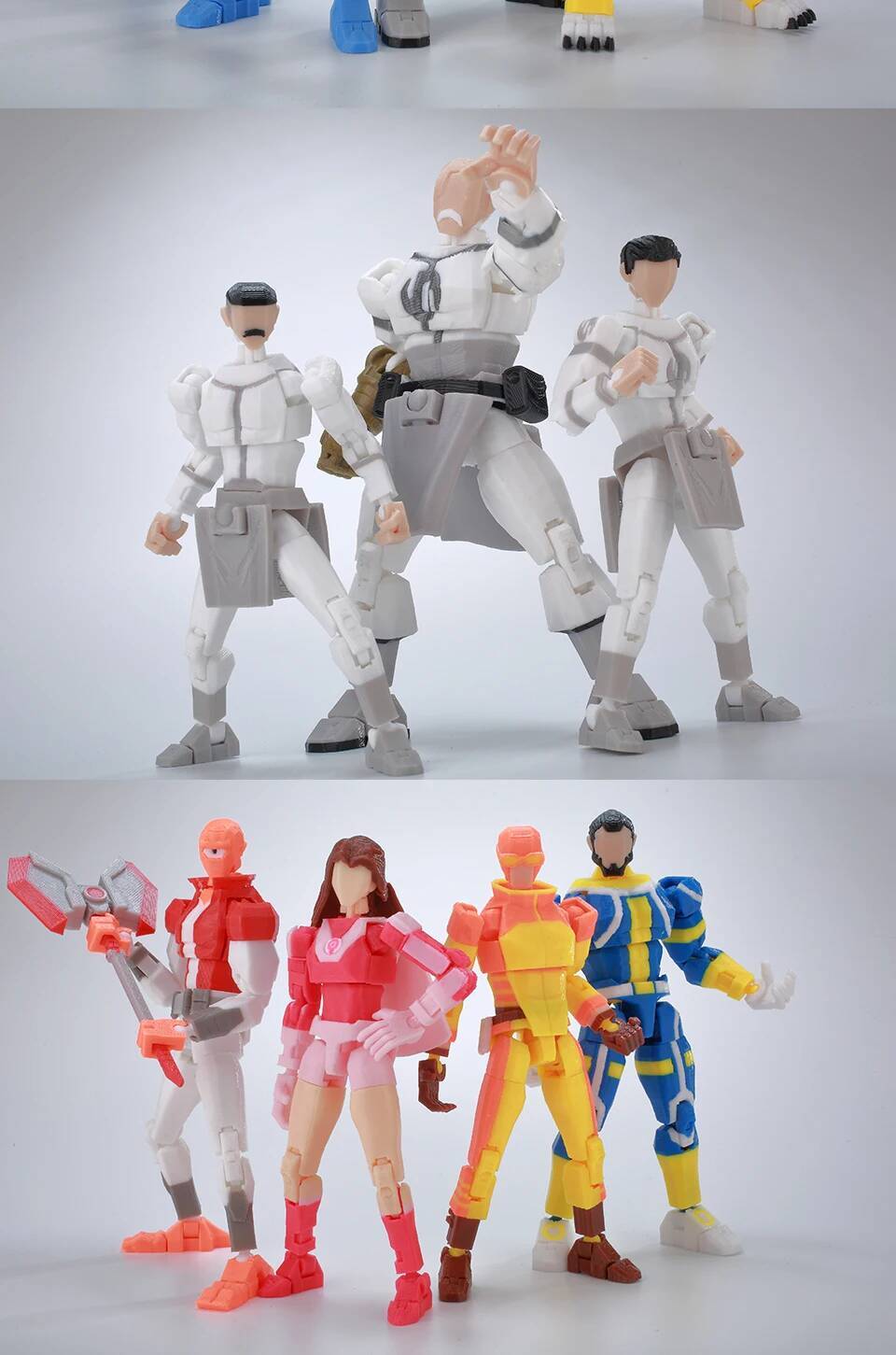 9L3D Lucky 13 Invincible Boy Conquer​ Omni Action Figure 3D Printed Anime Model Multi-Jointed Poseable Collectible Toy Gift Fan