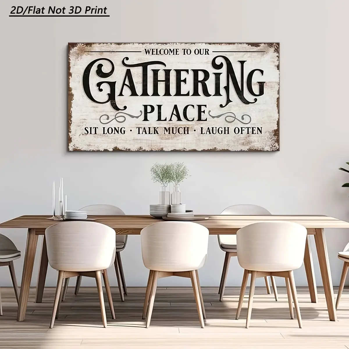 2D flat, 1-piece large-format framed canvas wall art print - pine wood frame, suitable for living room decoration, family gatherings and Thanksgiving posters, framed with edges, ready to hang home decor gift, ideal for art lovers and housewarming gifts