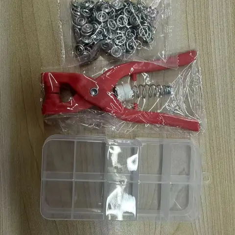 Snap Fastener with Storage Box, 50pcs/set Buttons with Manual Press Plier, Snaps for Diy Sewing Crafts on Clothing Bags Hats, Sewing Accessories