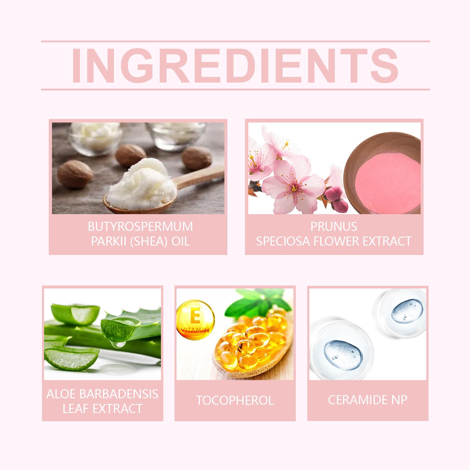 EELHOE Cherry Blossom Hydrating Body Lotion Hydrating Skin Delicate And Smooth Body Moisturizing Cream Moisturizer Repair mom gift