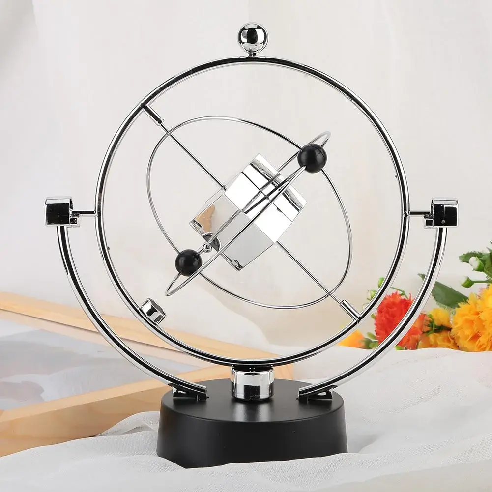 Newton's Cradle Balance Balls, Premium Steel-Wood Kinetic Desk Toy, Educational Science & Technology Toy for Home, Office Decor