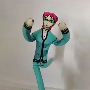 The Disastrous Life of Saiki K Saiki Kusuo Plush Doll Toy Slender Twistable Shape Body Wire Skeleton Flexible Joint Fans Gifts