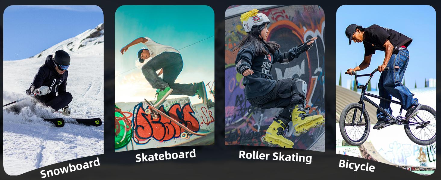 3D Hip Protection EVA Hip Pad Protective Thickened Shorts Anti-Collision Pad Impact Gear for Skiing Skating Snowboarding with 1.4cm EVA Foam Quick-Drying Breathable Fabric stomp pad snowboard ski jumper suit pants