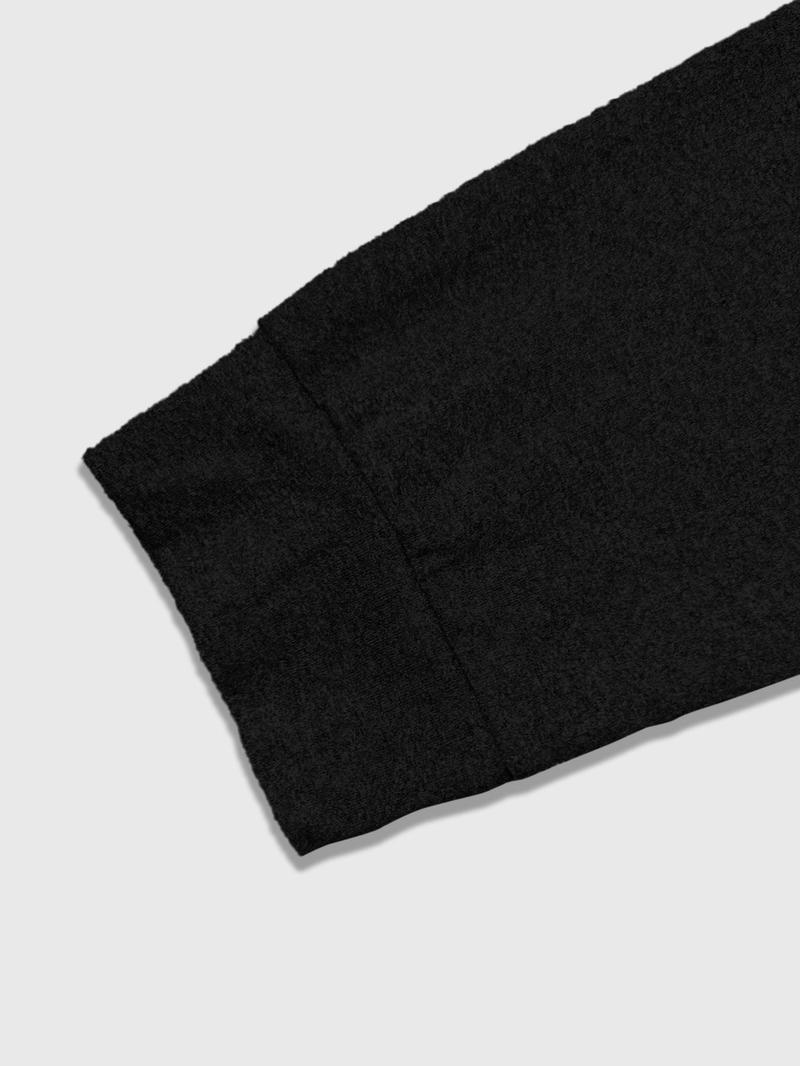 Men's Solid Long Sleeve Crew Neck T-shirt, Casual Regular Fit Basic Round Neck Tee for Fall & Winter, Men's Clothes for Daily Wear