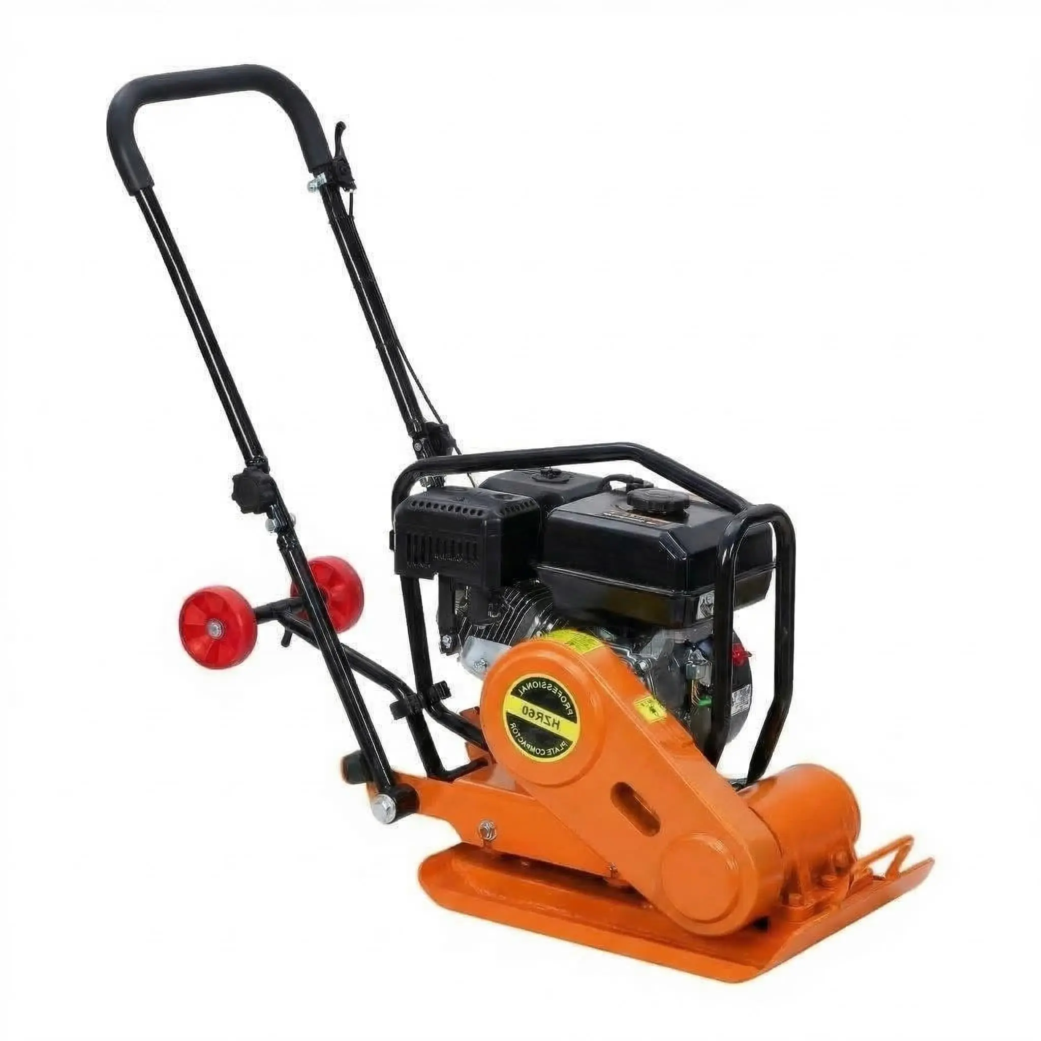 7HP 212CC Gas Plate Compactor - 4200lbs Force 5600VPM Jump Jack for Asphalt, Pavers & Landscaping - Heavy Duty 22.1x15.9" Compacting Plate
