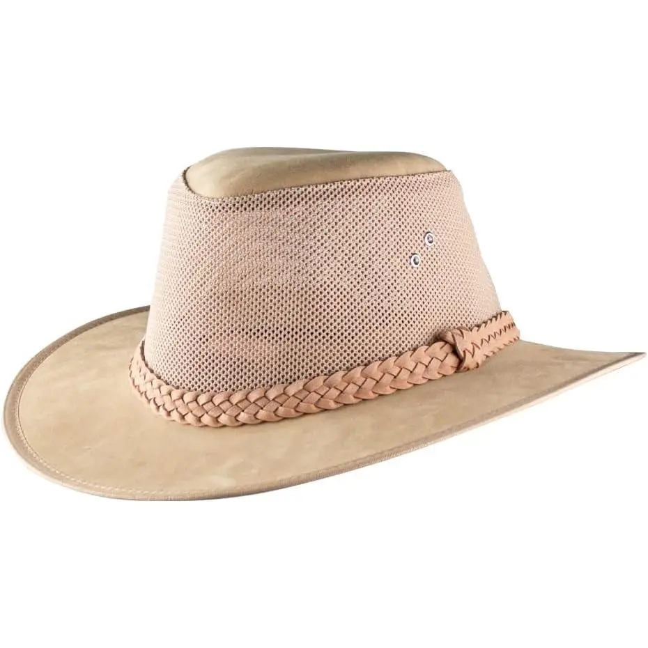 Men's Mesh Safari Wide Brim Summer Golf Sun Hat Outback Cap(Gift)