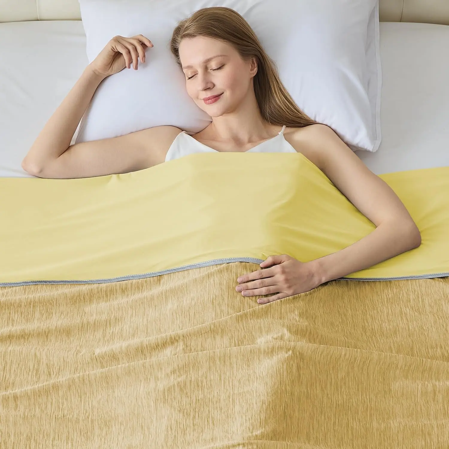 Cooling Blanket Throw Size 50"x70", Summer Lightweight Breathable Ice Blanket, Cooling Blankets for Hot Sleepers Night Sweats Adults Absorb Heat Keep Cool