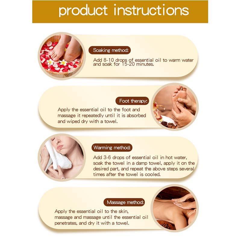 1/3pcs/set Ginger Essential Oil, Natural Plant Therapy Massage Ginger Oil, Body Massage Oil For Women and Men