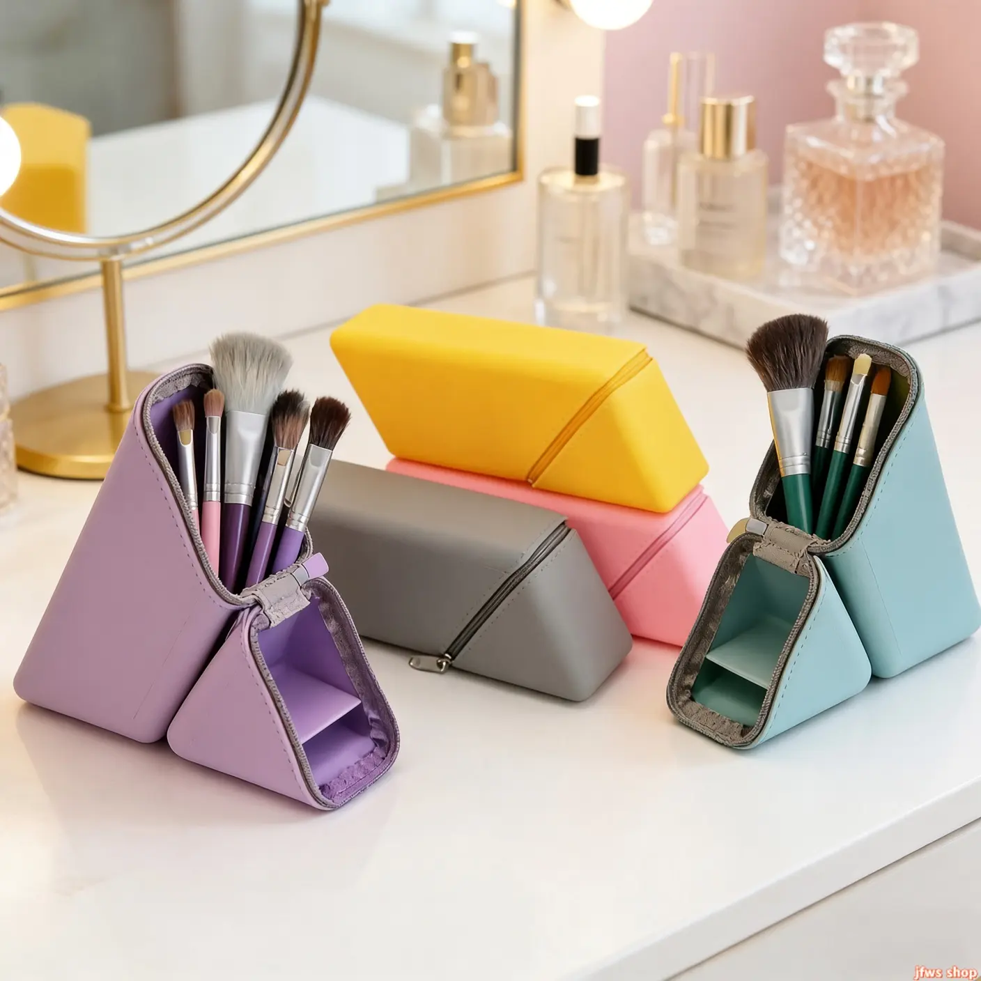 Expandable Silicone Pencil Pouch with Magnetic Desk Pen Holder, Phone Stand & Divider Organizer – Cute Aesthetic Desk Accessories, Back to School & Office Essentials, TikTok Viral Desk Setup Must-Have tiktokshopbacktoschool