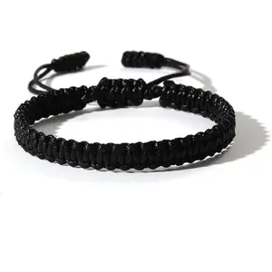 Boho Surfer Bracelets  Knitted String Rope Braided Adjustable Anklets Summer Friendship Yoga Kabbalah Protection  Beach  for Couple Women Men