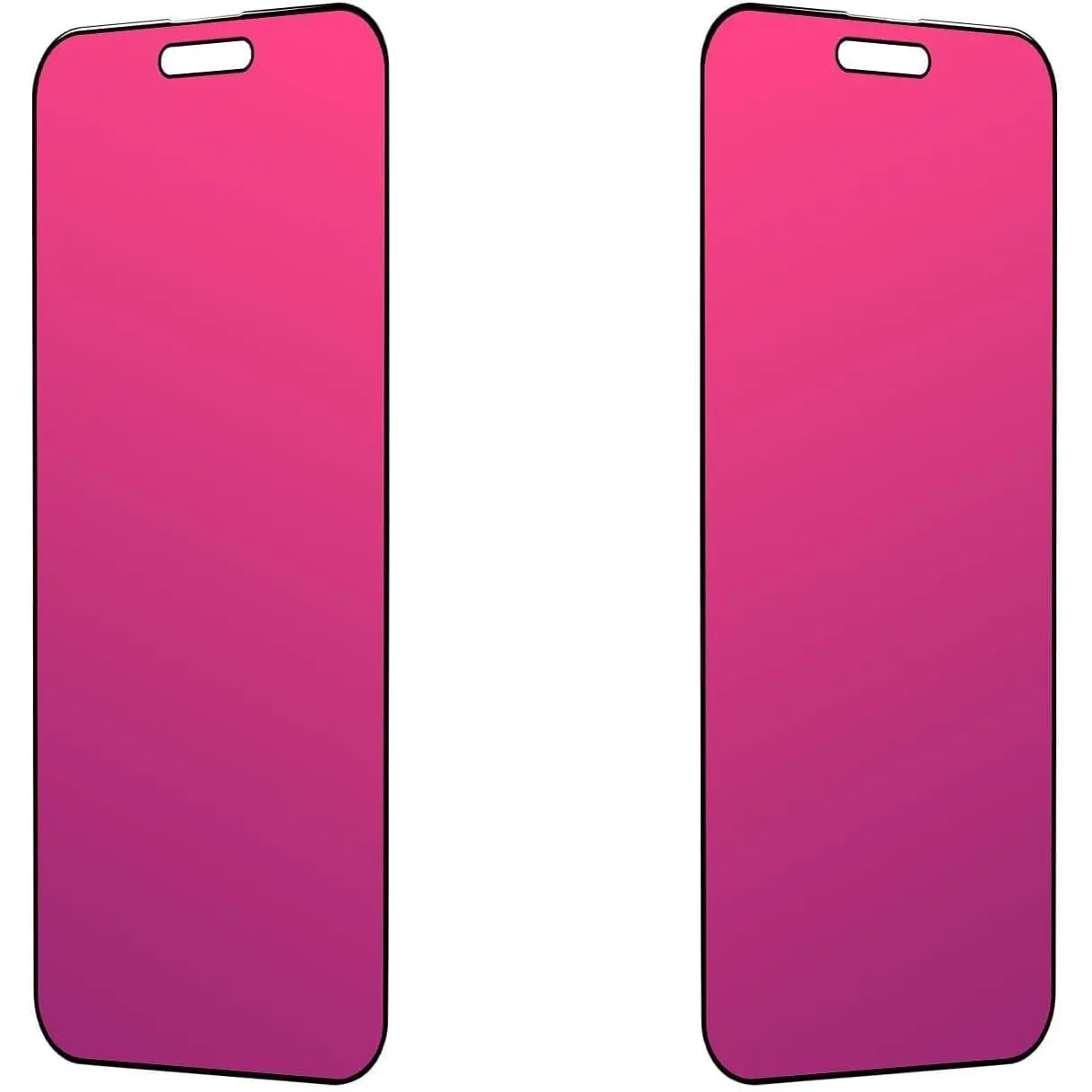 Screen Protector for  16 Plus, 15 Plus, 14 Pro Max, 6.7 inch Gradient Anti-Blue Light Tempered Glass - 2 Packs