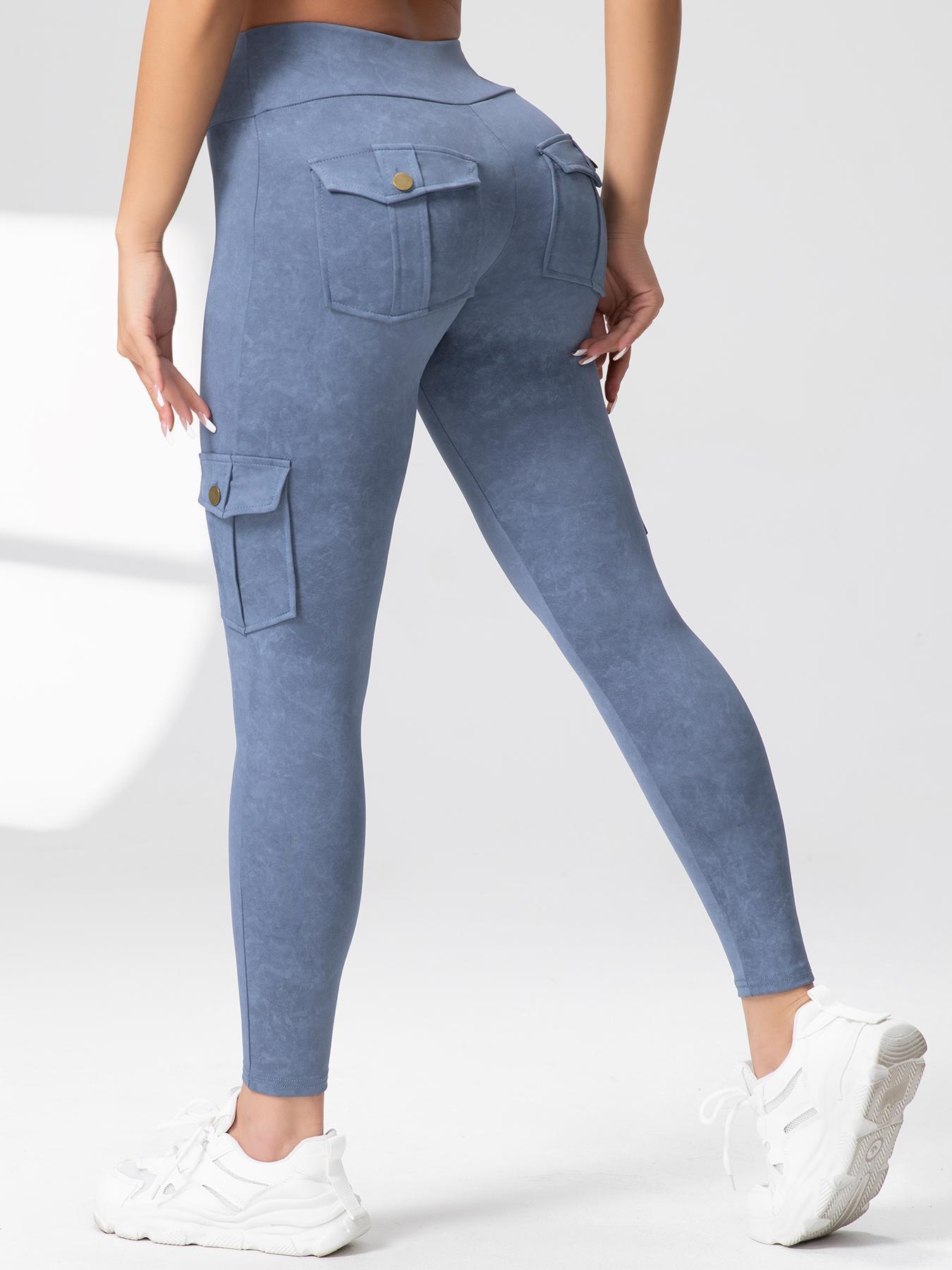 High Waist Yoga Pants for Women with Pockets, Tummy Control Compression Leggings, High Waisted Leggings, 4-Way Stretch Activewear for Gym & Daily Use, Fitness Pants