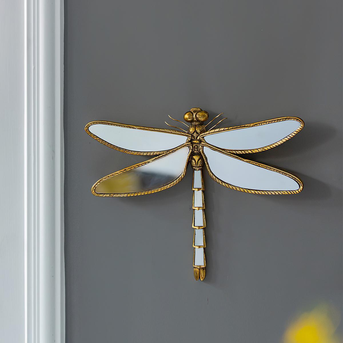 Dragonfly Design Wall-Mounted Decor - Creative Artistic Wall Hanging Decor for Living Room & Bedroom - Perfect for Room & Home Decor