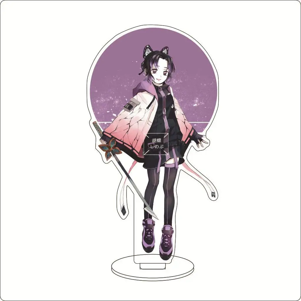 16CM Anime   Kamado Tanjiro Kamado Nezuko Agatsuma Zenitsu Tsuyuri Kanawo Cos Acrylic Figure Stand Ornaments Gifts
