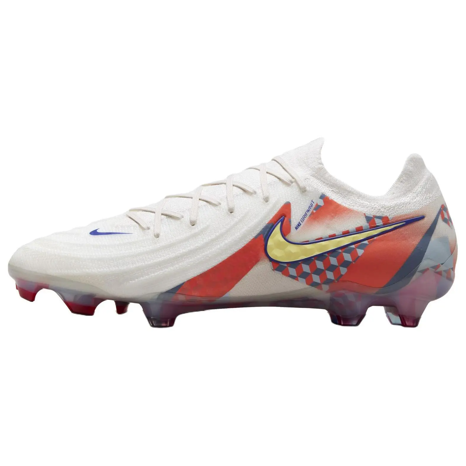 Nike Phantom GX 2 FG Soccer Cleats for Men – Comfortable, Minimalist, Slip-Resistant, Durable Verifiable, with credentials and supporting global authentication