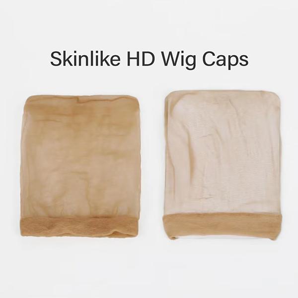 Wavymy Hair Invisible HD Human Hair Wig Cap 2 Pieces/pack Stretch Elastic Hair Net For Women