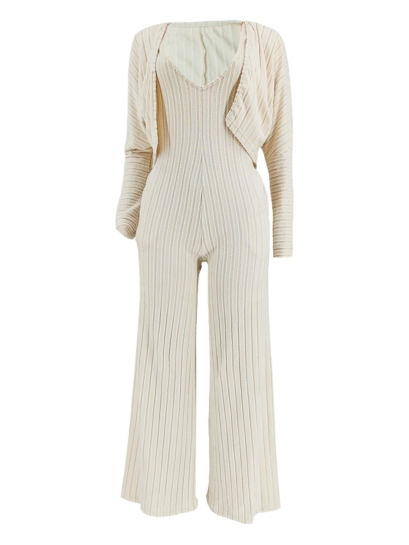 Women's Jumpsuit & Coat, Slim-fitting Sexy Casual Fashion Jumpsuit & Coat, Perfect for Spring & Fall
