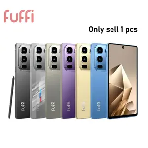 FUFFi-6.8-inch smartphone, 4G network, 6GB RAM + 64GB ROM, 4100mAh battery, 8MP + 20MP high-definition camera, dual SIM, stylus function, Android 12.0, stylish phone, GPS, octa-core processor