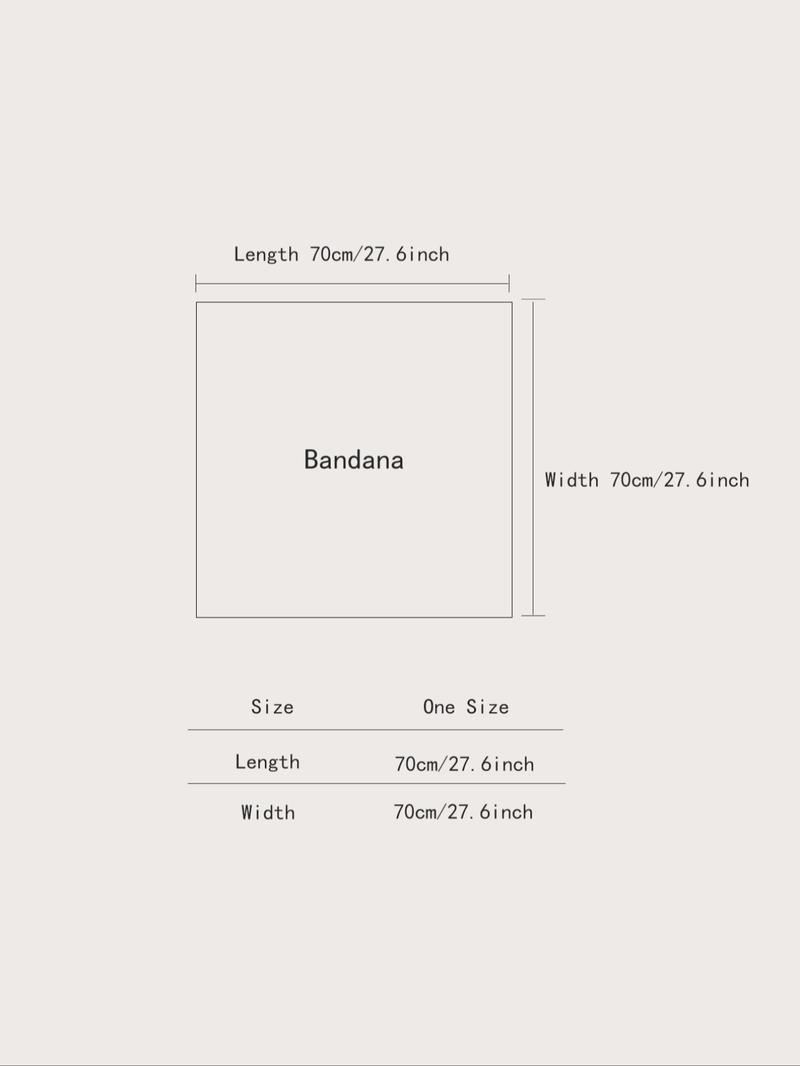 Women's Elegant Animal Print Square Scarf, Fashionable Soft Comfortable Shawl for Daily Wear, Casual Versatile Scarf for Women & Girls