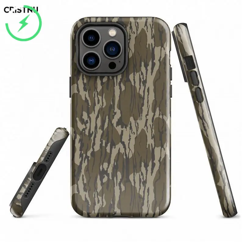 Magnetic Case Camo Tough Case for iPhone  Bottomland, Bottomland phone case camo for iPhone 15Pro, 14, 13, 12, 11, Pro Max, Plus Accessories Protection camo phonecase Aesthetic Screen Protector