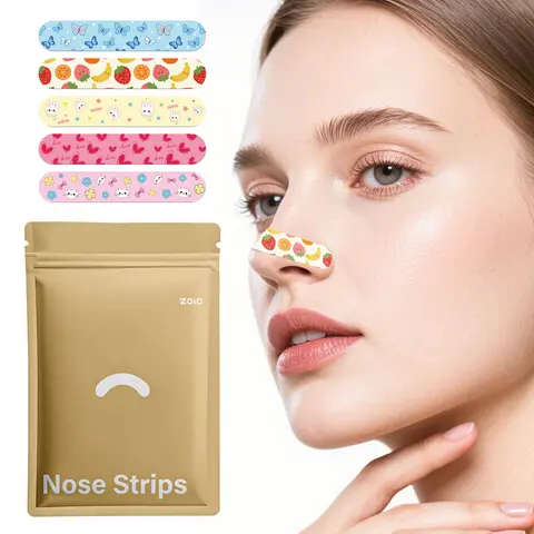 60pcs Facial Nose Shaping Patches - Non-Woven Gentle Contouring Nose Bridge Support Tape for Adults, Aluminum Core, Hypoallergenic Latex-Free, Muscle Memory Guide, V-Shape Conditioning, Defined High Bridge, Upturned Tip
