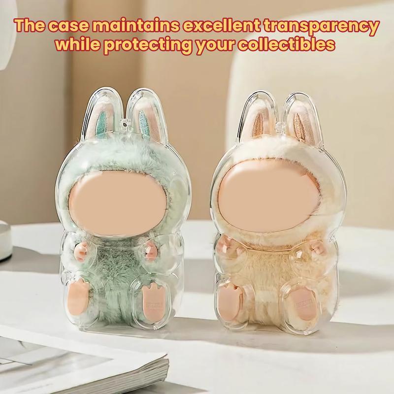 Protective Case for LABUBU Have a Seat Series - Crystal Clear Display Box for The Monsters Figures - Dustproof & Scratch-Resistant, accessory,gift Showcase (Doll Not Included) Collectible Figurines,BY