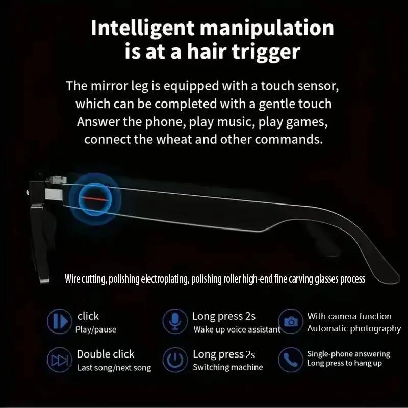 Smart Glasses with High-Quality Sound, Voice Calling, Bluetooth-Compatible with Fast Pairing, Large Capacity Long-Lasting Battery, Perfect Gift, Cool Gadget #GLOBAL PICKS Smart Glasses with High-Quality Sound, Voice Calling, Bluetooth-Compatible with Fast Pairing, Large Capacity Long-Lasting Battery, Perfect Gift, Cool Gadget #GLOBAL PICKS