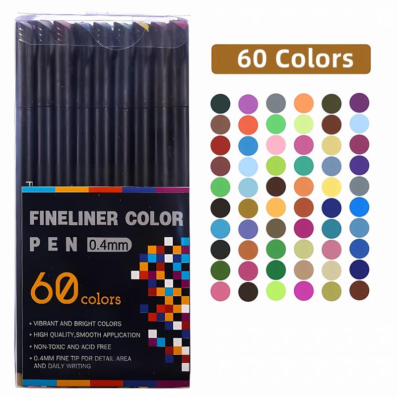 0.4mm Fineliner Pen, Drawing Painting Sketch Fine Line Art Marker, Art Drawing Supplies for Students School Home, Art Materials
