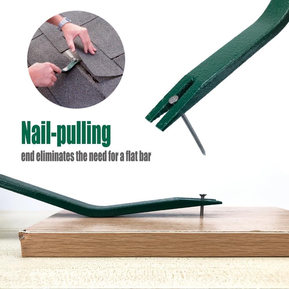 Roof Snake Tool Shingle Pry Bar Heavy Duty Nail Remover Tool  Roof Shingle Remover Professional Roofing Tools Heavy-Duty Multi-Purpose Roof Shingle Remover Tool - Durable Metal Construction, Easy Roofing and Woodworking