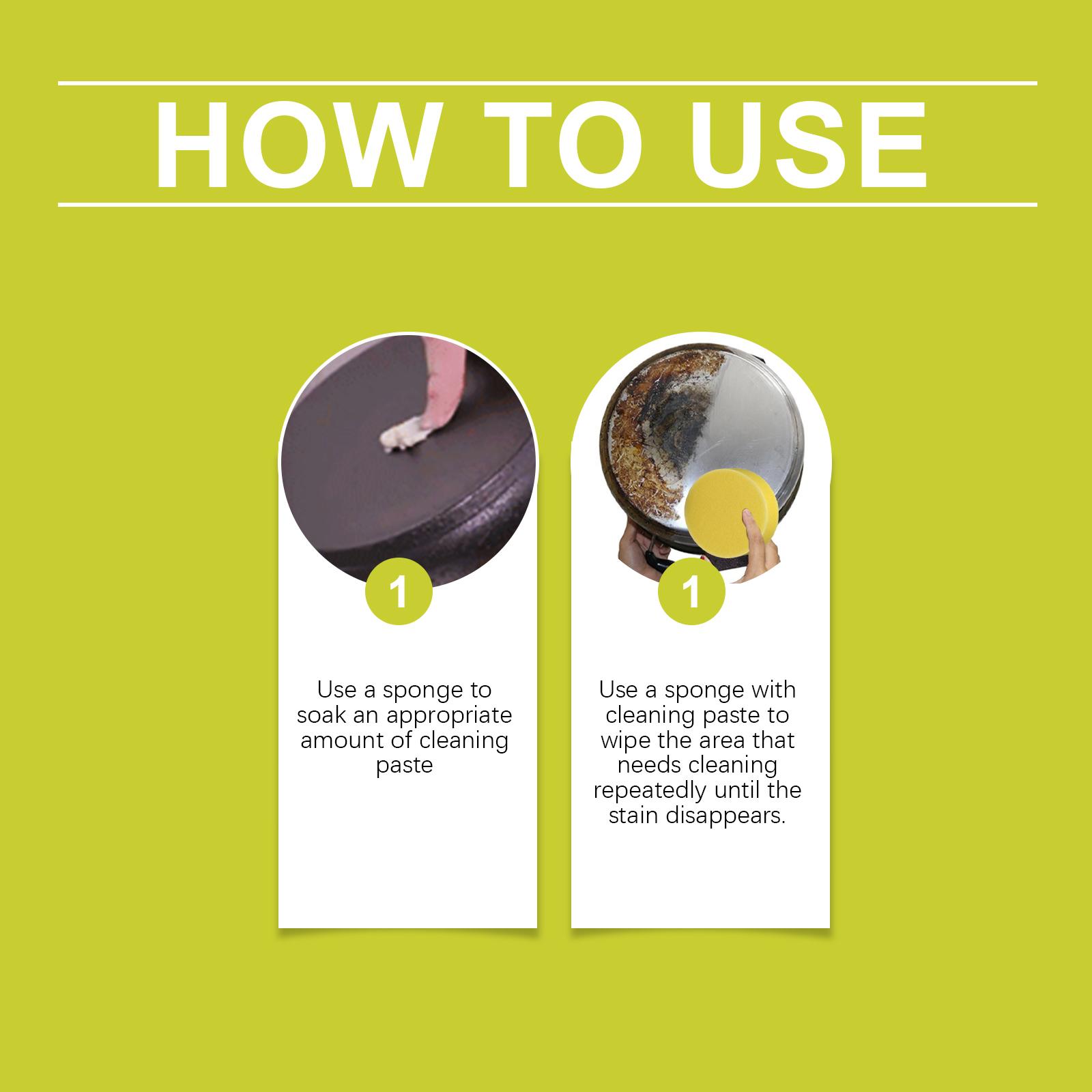 Jue-Fish Multi-Purpose Cleaning Paste Household Kitchen Bathroom Furniture Grease And Scale Multi-Purpose Cleaner