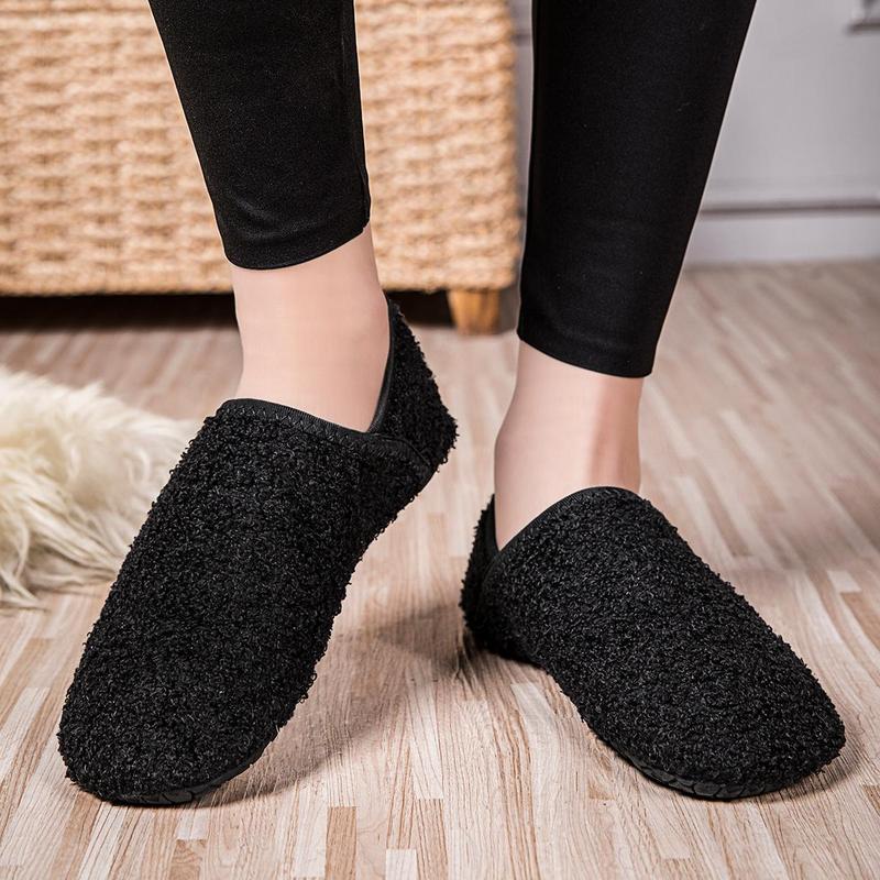 Winter Cotton Shoes for Women House Slippers Cozy Sock Shoes with Soft Rubber Sole Slip On for Indoor Outdoor Winter Cotton Shoes for Women House Slippers Cozy Sock Shoes with Soft Rubber Sole Slip On for Indoor Outdoor