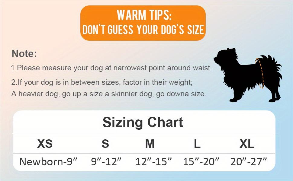 Reusable Washable Female Dog Diapers - High Absorbency and Leak-Proof for Puppies and Adult Dogs - Perfect for House Training and Incontinence