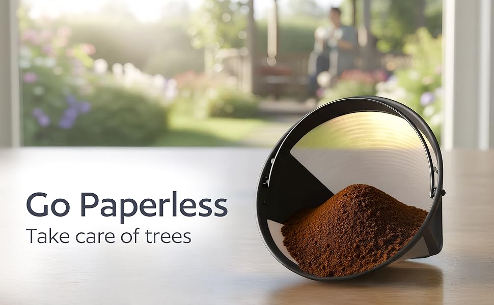 2-Pack#4 Reusable Permanent Cone Coffee Filters - Compatible with Cuisinart 10–14 Cup Brewers (DCC-3200, DCC-1200, DCC-3400) & Ninja Coffee Makers - Stainless Steel Mesh, Dishwasher-Safe