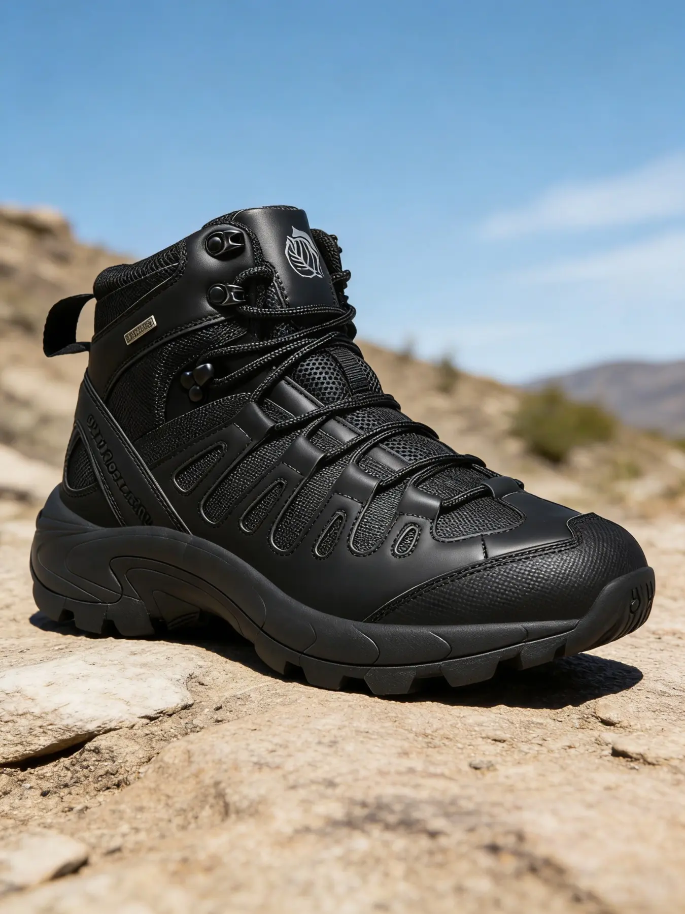 Men's Professional Hiking Boots, High-Top Trail Running Shoes, Trekking Shoes, Durable & Slip-Resistant, Ideal for Outdoor Adventures, Premium Hiking Boots