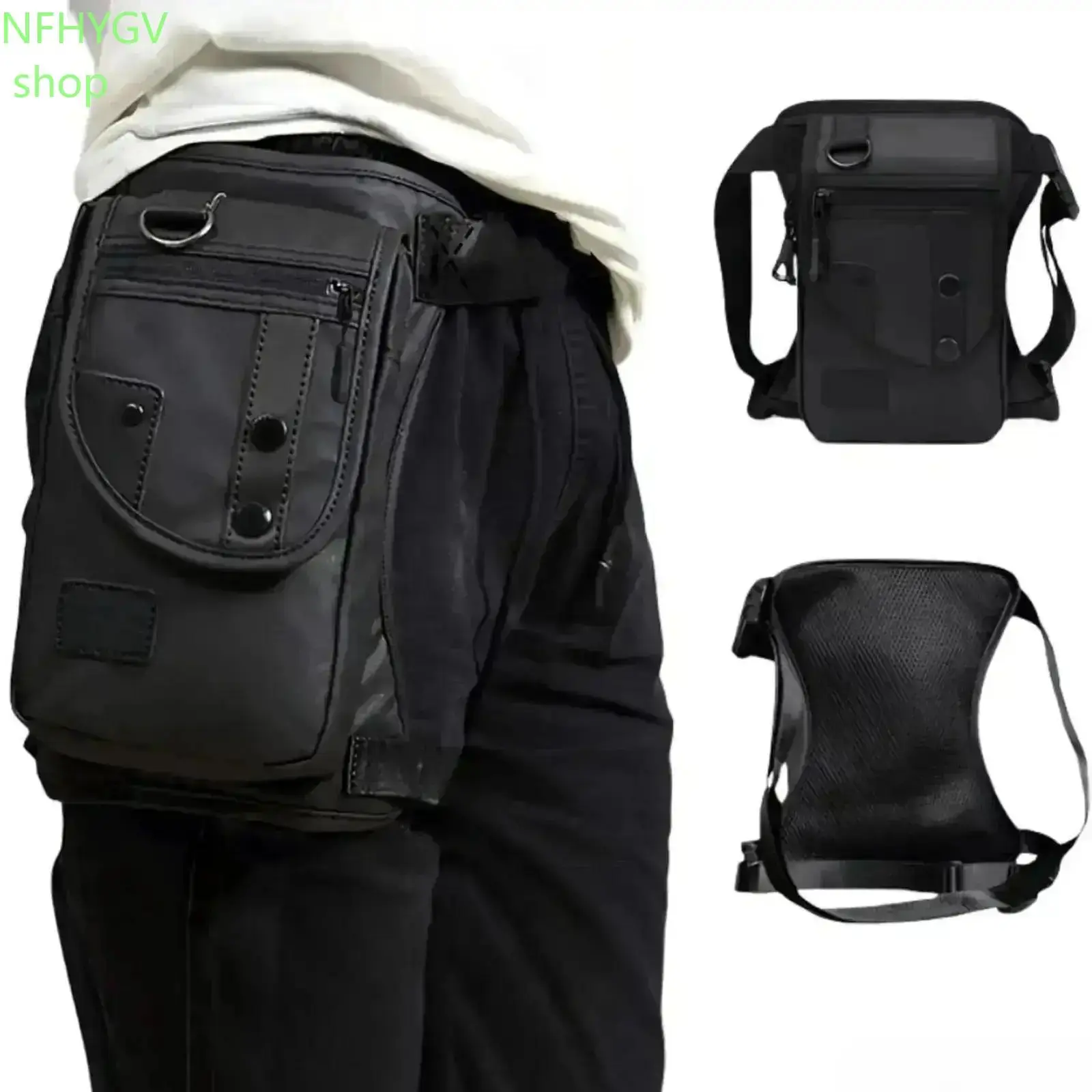 Multi‑Functional Tactical Waist Fanny Pack, Adjustable Durable Hands‑Free Leg Belt Bag, Trendy Outdoor Travel Pouch For Hiking, Cycling, Fishing, Sports And Everyday Adventure