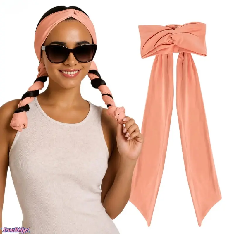[IronRidge]Heatless Curling Headband for Women, Soft Skin‑Friendly High Elastic Sleep Hair Curler, No‑Damage Lazy Overnight Hair Styling Tool, Comfortable for Sleeping, Yoga & Daily Hairstyle Makeover
