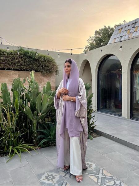 Women's Glossy Solid Batwing Sleeve Abaya without Hijab, Elegant Long Sleeve Open Front Abaya for Party Holiday Daily Wear, Summer Outfits 2024, Muslim Clothes for Women, Loose Abayas