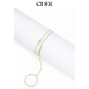 Cider RHINESTONE HAND CHAIN BRACELET