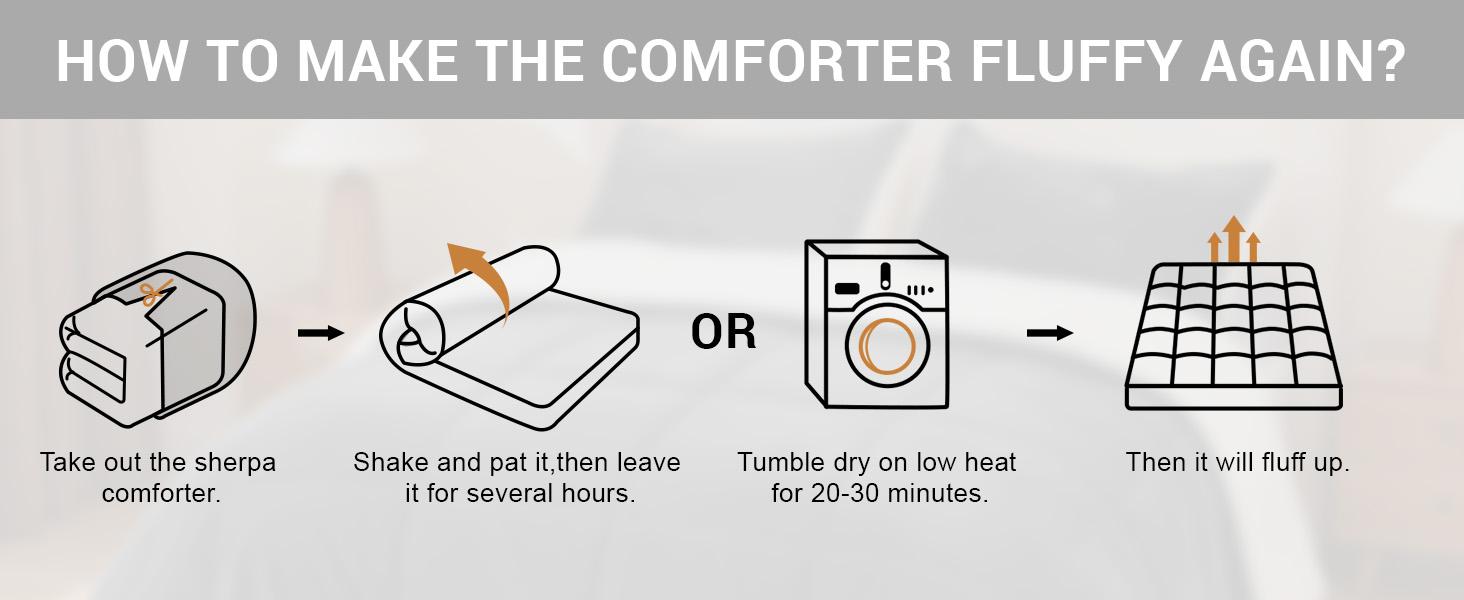 Gray King Size Comforter Set 3 Pieces,Winter Warm Plush Reversible Down Alternative Comforter & 2 Pillow Shams,Thick Fuzzy Micromink Fleece Bedding Comforter Sets(Charcoal,King) |   Soft, Warm Bedding