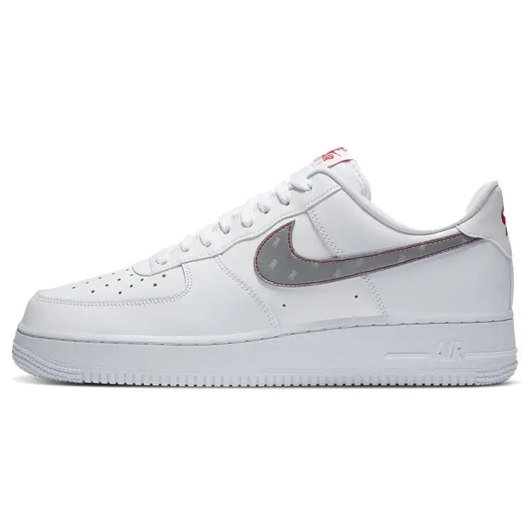 3M x Nike Air Force 1 Synthetic Leather Reflective Low-Top Sneakers for Men Verifiable, with credentials and supporting global authentication