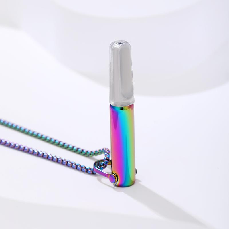 QS2230 Breathing Resistance Necklace Built-in Cotton Core Meditation Jewelry