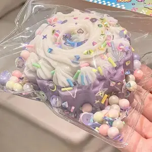 Taba Squishy Cake Doughnut Stress Relief Toy, Extra Large Sensory Fidget Toys for Kids Adults Anxiety Relaxation Squeeze Gift