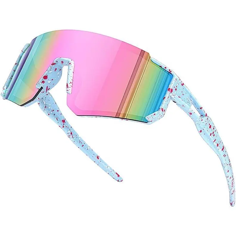Youth Sports Sunglasses - Baseball Look, Youth Fit, UV Protection for Boys and Girls Softball Players